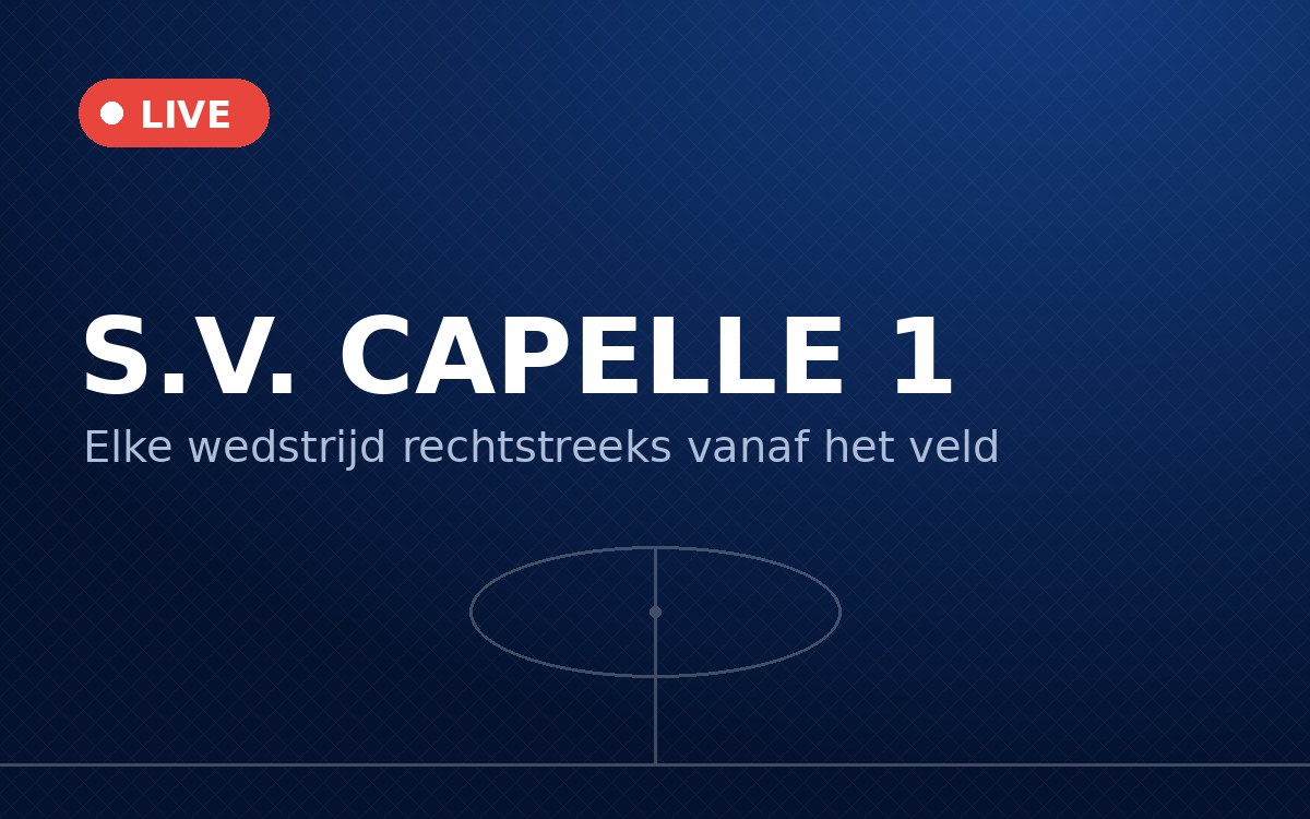 Livestream van S.V. Capelle 1