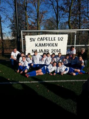 S.V. Capelle D2 kampioen 2014